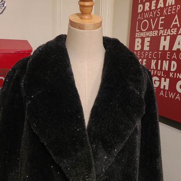 Escada Black and Silver Disco Coat - Picture 3 of 9